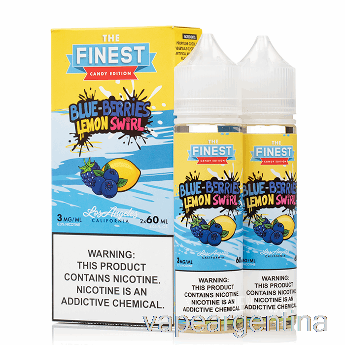 Remolino De Arándano Y Limón - Mejor Agridulce - 100ml 6mg Vape Descartable